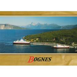 Bognes - Skip og havneområde - Nordland - Postkort
