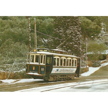 Trikk - Tram - Tramvia Blau 5-10 - 1983 - Spania - Postkort