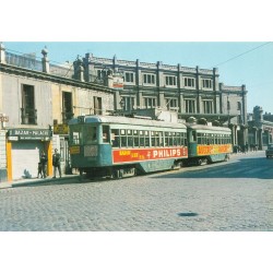 Trikk - Tram - Tramvies de Barcelona - 984 y remoique 989 - Spania - Postkort