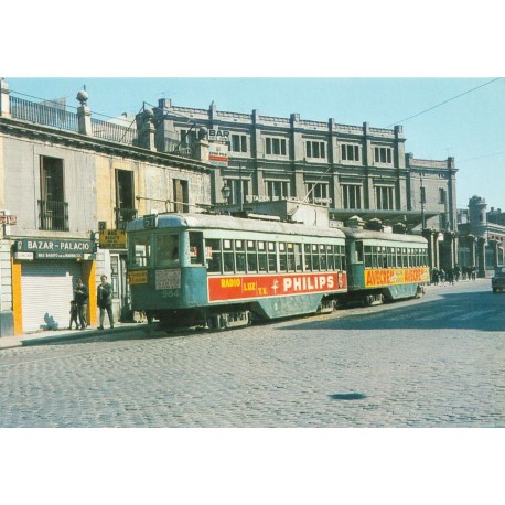 Trikk - Tram - Tramvies de Barcelona - 984 y remoique 989 - Spania - Postkort