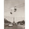 Seilbahn fra Interbau-utstillingen i Berlin med Siegessäule i - Tyskland - Postkort