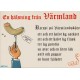En hälsning från Värmland - Recept på Värmlandskorv - Harry Lange - Sverige - Postkort