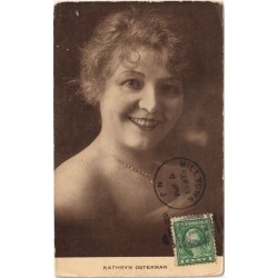 Kathryn Osterman - Amerikansk skuespieller - Portrett - Postkort