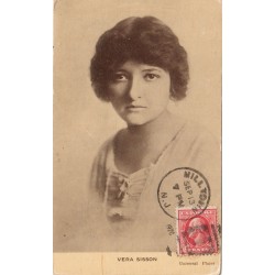 Vera Sisson - Amerikansk stumfilmskuespiller - Portrett - Postkort
