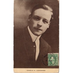 Harold A. Lockwood - Amerikansk skuespiller - Portrett - Postkort