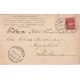 Barn med lanterne - Løvverk og blomster i bakgrunnen - 1904 - Postkort