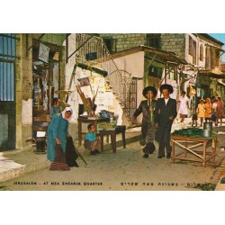 Jerusalem - At Mea Shearim Quarter - Israel - Postkort