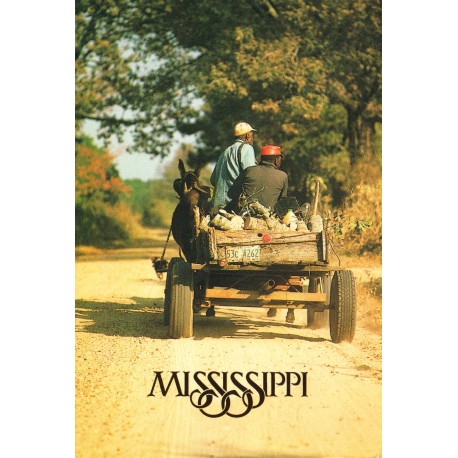 Mississippi - Nostalgic scene on a country road - USA - Postkort