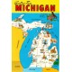 Michigan - Greetings From Michigan - Wolverine State - Kart - USA - Postkort