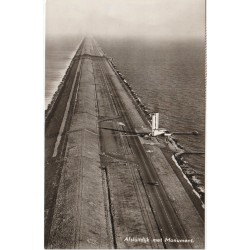 Afsluitdijk - Demning - Holland-Friesland met Monument - Postkort