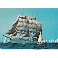 Windjammer auf der Ostsee - Postkort