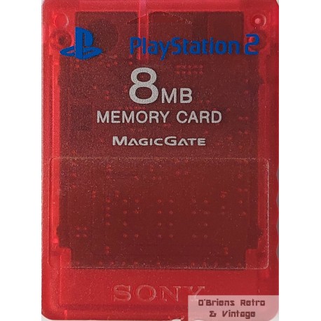 Sony 8 MB Memory Card MagicGate - Rød - Playstation 2