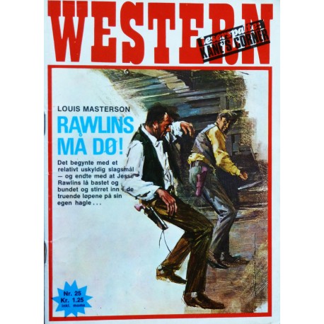 Western- 1971- Nr. 25- Rawlins må dø!