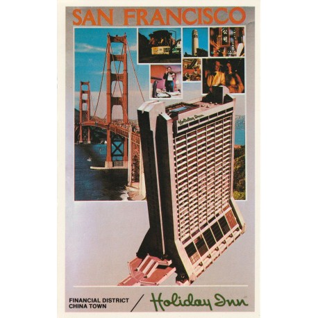San Francisco - Holiday Inn - Financial District - Chinatown - USA - Postkort