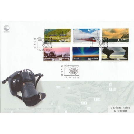 FDC - NK 1715 - Turistfrimerker - 2009