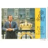 Kung Carl XVI Gustaf 40 år - Tronföljaren - 1986 - Bok med noen frimerker