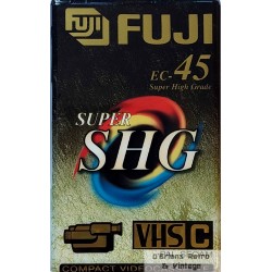 Fuji VHS C PAL SECAM - Super SHG - EC-45 - Compact Videocassette
