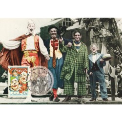 150th Anniversary of Circus in Australia - Clowns c. 1950 - Wirth's Circus - Postkort