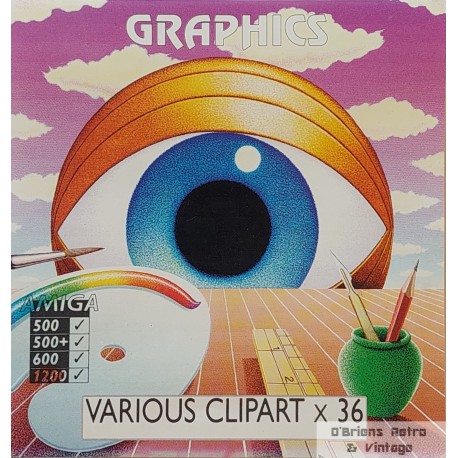 Various Clipart x 36 (Amiga)