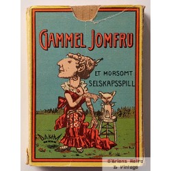 Kortstokk- Gammel Jomfru- Et morsomt selskapsspill