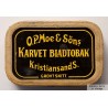 Gammel tobakksboks - Karvet Bladtobak
