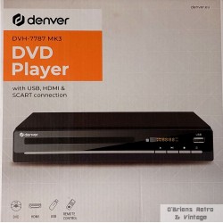 Denver DVH-7787 DVD-spiller - SCART HDMI - PAL og NTSC