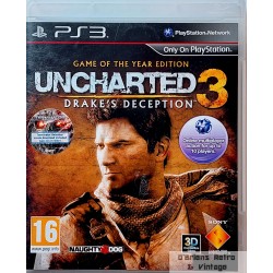 Uncharted 3 - Drake's Deception - Game of the Year Edition - Naughty Dog - Playstation 3