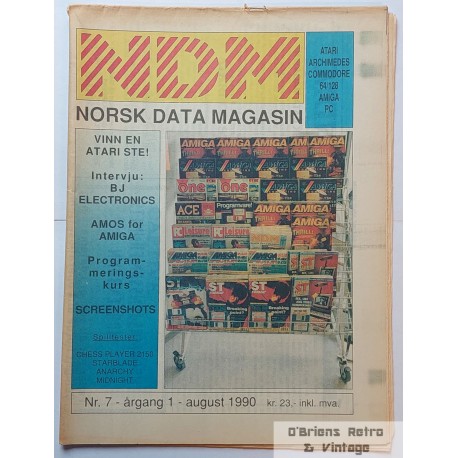 NDM - Norsk Data Magasin: 1990 - Nr. 7