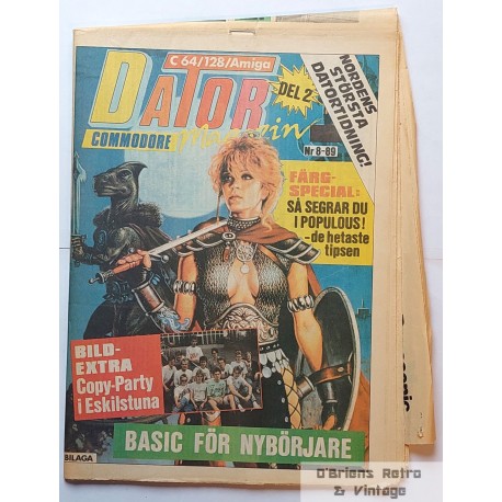 Dator Magazin - C64/128/Amiga - 1989 - Nr. 8 - Del 2