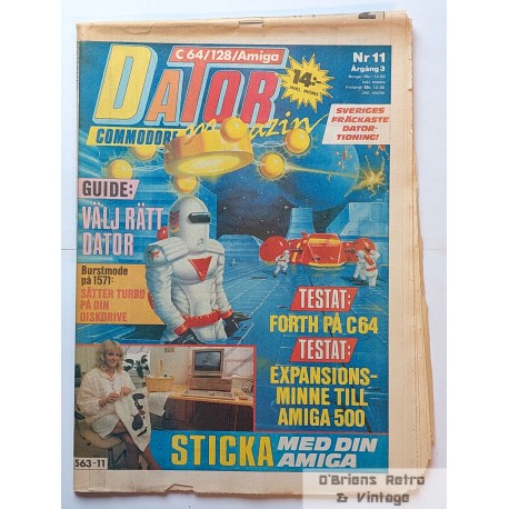 Dator Magazin - C64/128/Amiga - 1988 - Nr. 11