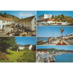 Mandal - Flere motiver - Postkort