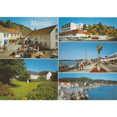 Mandal - Flere motiver - Postkort