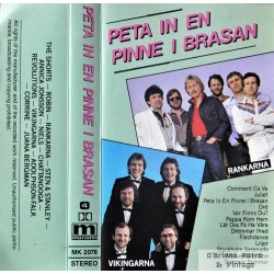 Peta in en pinne i brasan