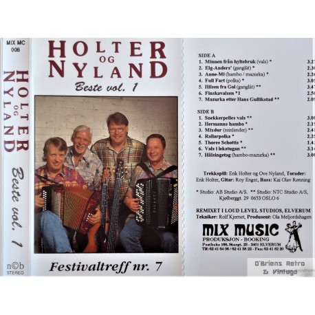 Holter og Nyland: Beste vol. 1 - Festivaltreff nr. 7 (kassett)
