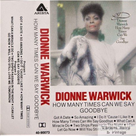 Dionne Warwick- How many times can we say goodbye