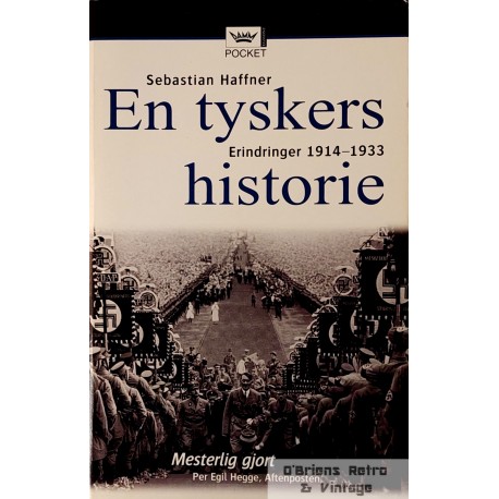 Sebastian Haffner - En tyskers historie - Erindringer 1914-1933