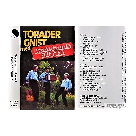 Toradergnist med Hadelandsgutta (kassett)
