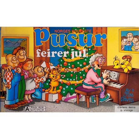 Pusur feirer jul - Av Jim Davis - Tegneseriebok