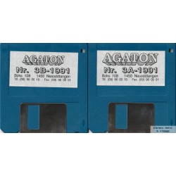 AGATON - 1991 - Nr. 3A og 3B - Commodore Amiga