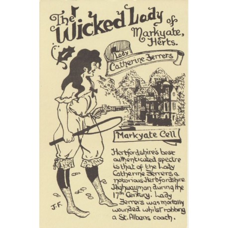 Lady Catherine Ferrers - Wicked Lady of Markyate, Herts - Postkort