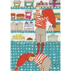 To nisser - Design Kirsten Faarbæk - Postkort