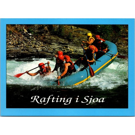 Rafting i Sjoa elv - Postkort