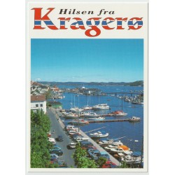 Hilsen fra Kragerø - Parti fra Kragerø - Postkort