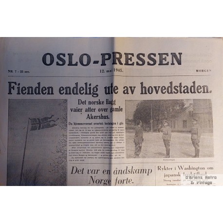 Oslo-Pressen - 1945 - 12. mai - Avis