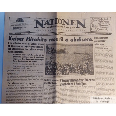 Nationen - 1945 - 13. august - Avis
