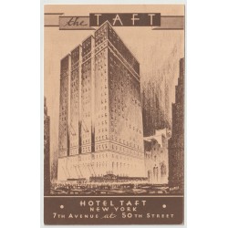 The Taft - Hotel Taft New York - USA - Postkort
