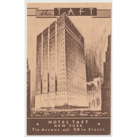 The Taft - Hotel Taft New York - USA - Postkort