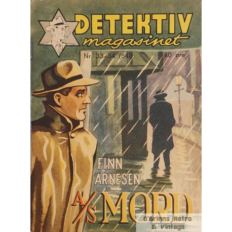 Detektiv-Magasinet - Nr. 33-34 (641) - 1953 - A/S Mord