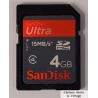 SanDisk Ultra SDHC 4 GB - Minnekort - Memory Card