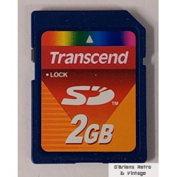 Transcend SD 2 GB - Minnekort - Memory Card